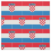 Tissu Drapeau de la Croatie (Échantillon)