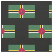 Tissu Drapeau de la Dominique (Fermer)