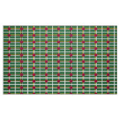 Tissu Drapeau de la Dominique (Fat Quarter)