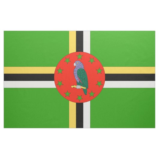 Tissu Drapeau de la Dominique (Yard)