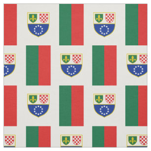Tissu Drapeau de la Fédération de Bosnie-Herzégovine