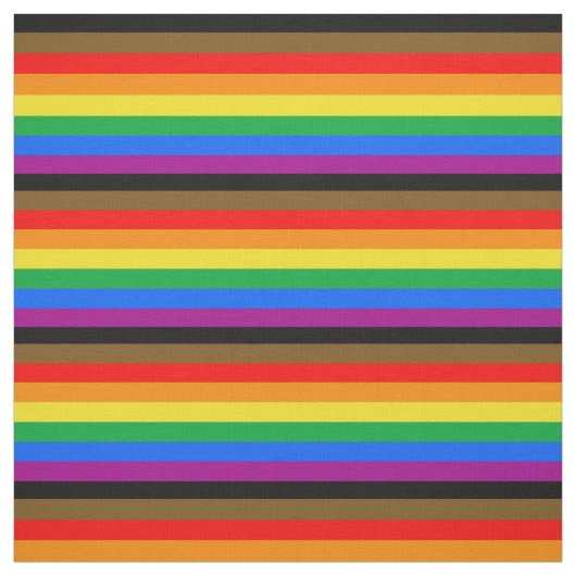 Tissu Drapeau de la fierté arc-en-ciel de Philly (Échantillon)