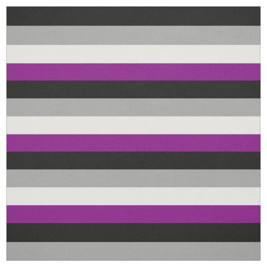 Tissu Drapeau de la fierté asexuelle (Échantillon)