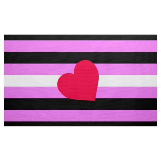 Tissu Drapeau de la Fierté de fille en cuir (Yard)