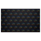 Tissu Drapeau de la fierté gay goth (Fat Quarter)