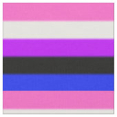 Tissu Drapeau de la Fierté Genderfluide (Fermer)