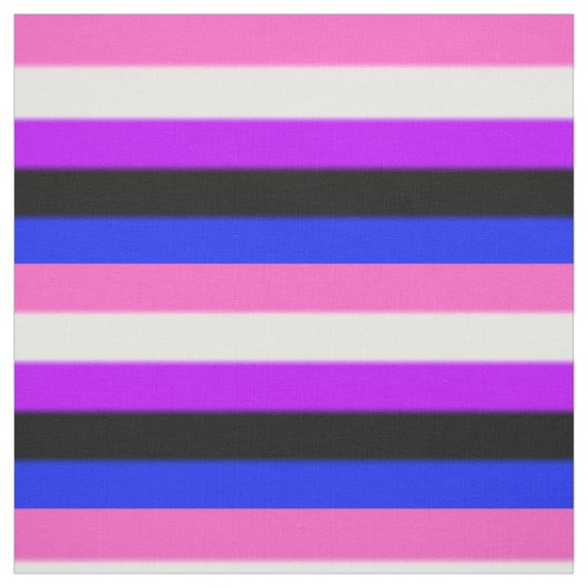 Tissu Drapeau de la Fierté Genderfluide (Échantillon)