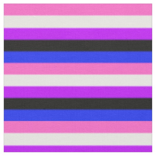 Tissu Drapeau de la Fierté Genderfluide (Fermer)