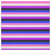 Tissu Drapeau de la Fierté Genderfluide (Échantillon)