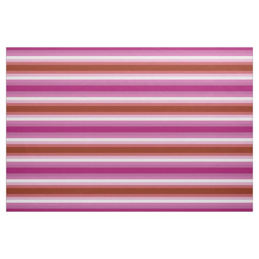 Tissu Drapeau de la fierté lesbienne (Fat Quarter)