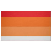 Tissu Drapeau de la fierté lesbienne (Fat Quarter)