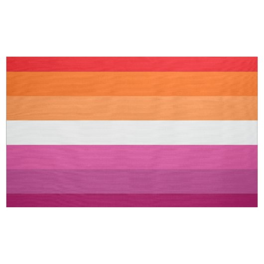Tissu Drapeau de la fierté lesbienne (Yard)