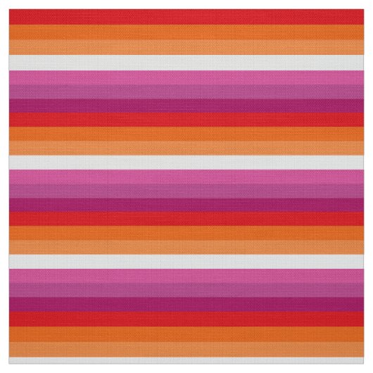 Tissu Drapeau de la fierté lesbienne (Échantillon)