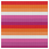 Tissu Drapeau de la fierté lesbienne (Fermer)
