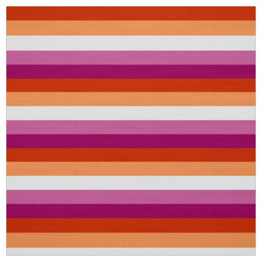 Tissu Drapeau de la fierté lesbienne (5 bandes) (Échantillon)