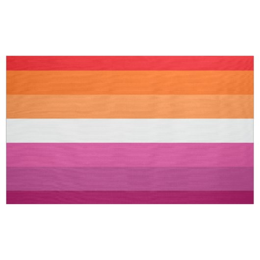 Tissu Drapeau de la fierté lesbienne (coucher du soleil) (Yard)