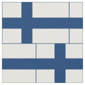 Tissu Drapeau de la Finlande (Fermer)