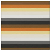 Tissu Drapeau de la Fraternité des ours gays (Détail)