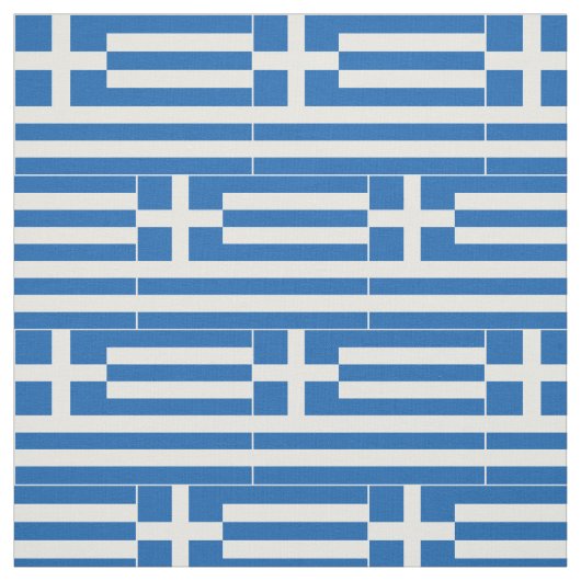 Tissu Drapeau de la Grèce (Échantillon)