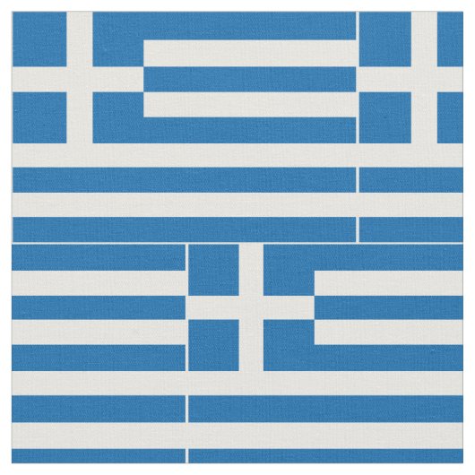 Tissu Drapeau de la Grèce (Fermer)