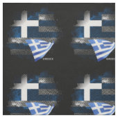 Tissu Drapeau de la Grèce (Échantillon)