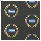 Tissu Drapeau de la Grèce (Fermer)