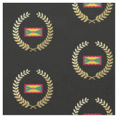 Tissu Drapeau de la Grenade (Fermer)