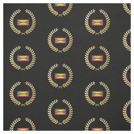 Tissu Drapeau de la Grenade (Échantillon)