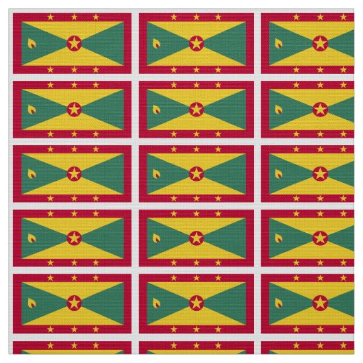 Tissu Drapeau de la Grenade (Échantillon)