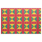 Tissu Drapeau de la Grenade (Fat Quarter)