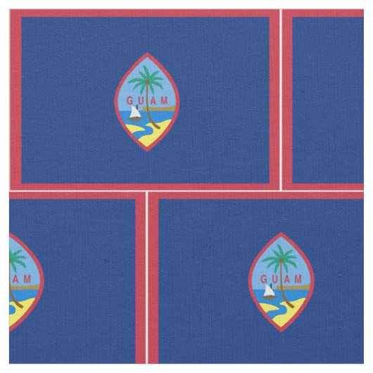 Tissu Drapeau de la Guam (Fermer)