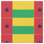 Tissu Drapeau de la Guinée-Bissau (Fermer)