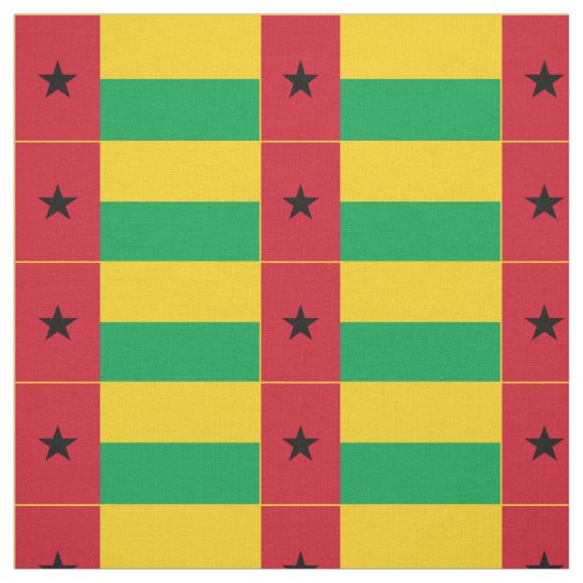 Tissu Drapeau de la Guinée-Bissau (Échantillon)
