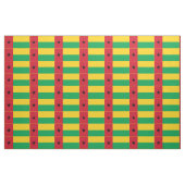Tissu Drapeau de la Guinée-Bissau (Fat Quarter)