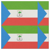 Tissu Drapeau de la Guinée équatoriale (Fermer)
