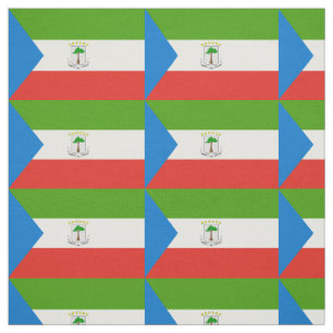 Tissu Drapeau de la Guinée équatoriale