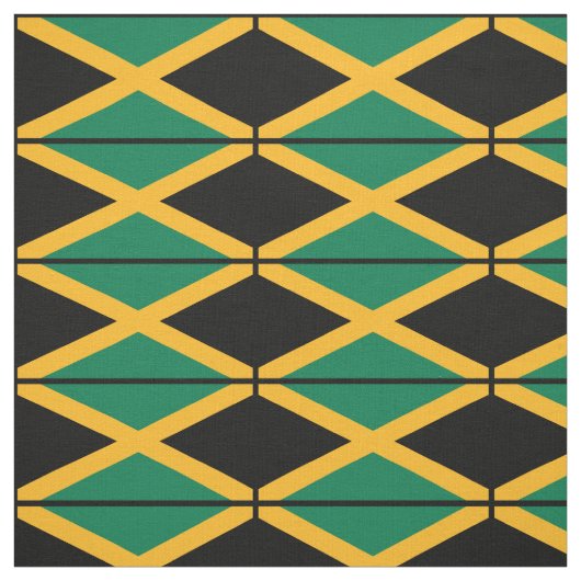 Tissu Drapeau de la Jamaïque (Échantillon)
