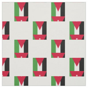 Tissu Drapeau de la Jordanie