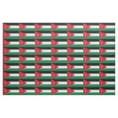Tissu Drapeau de la Jordanie (Fat Quarter)