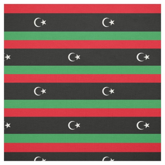 Tissu Drapeau de la Libye (Échantillon)