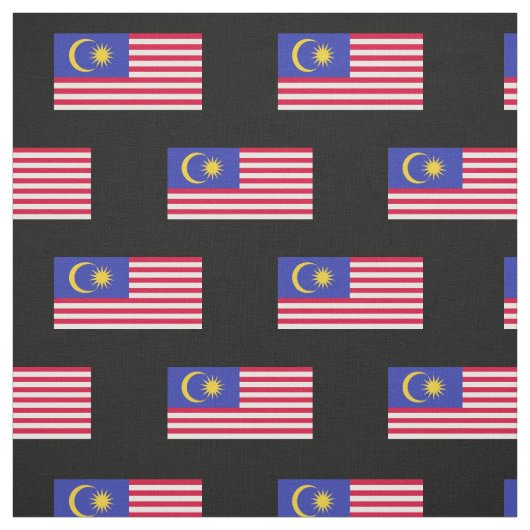 Tissu Drapeau de la Malaisie (Échantillon)