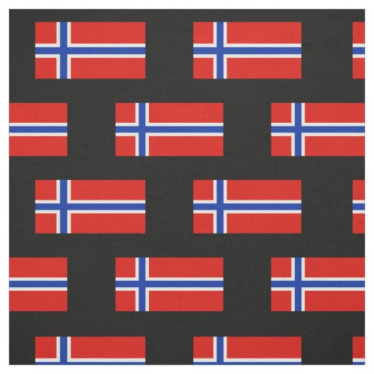 Tissu Drapeau de la Norvège (Échantillon)