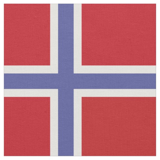 Tissu Drapeau de la Norvège (Fermer)