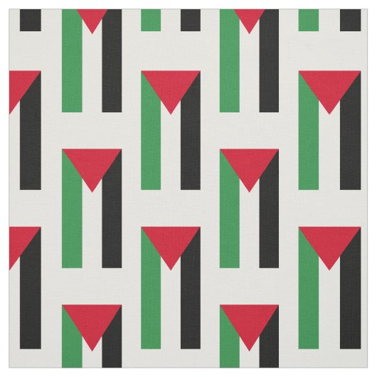 Tissu Drapeau de la Palestine (Échantillon)