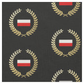 Tissu Drapeau de la Pologne (Fermer)
