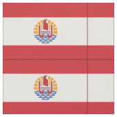Tissu Drapeau de la Polynésie française (Fermer)