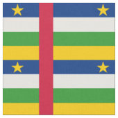Tissu Drapeau de la République centrafricaine (Fermer)