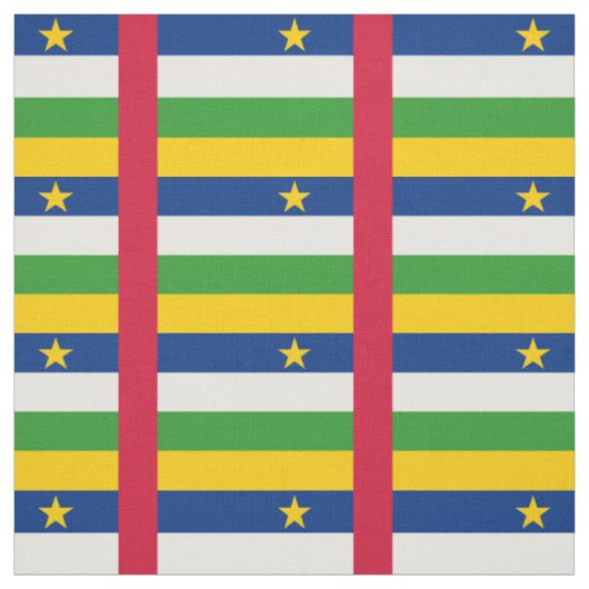 Tissu Drapeau de la République centrafricaine (Échantillon)