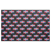 Tissu Drapeau de la République dominicaine (Fat Quarter)