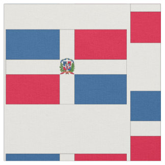 Tissu Drapeau de la République Dominicaine